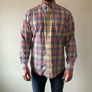 Multicolored long sleeve button up